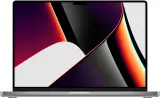 Ноутбук Apple MacBook Pro A2485 M1 Pro 10 core 16Gb SSD512Gb/16 core GPU 16.2" Liquid Retina XDR (3456x2234) Mac OS grey space WiFi BT Cam (MK183RU/A) Image