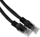 Патч-корд Premier PP6U-1M/BK 10000Гбит/с UTP 4 пары cat6 CCA molded 1м черный RJ-45 (m)-RJ-45 (m) Image