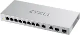 Коммутатор Zyxel XGS1010-12-ZZ0102F (L2) 8x1Гбит/с 2x2.5Гбит/с 2SFP+ неуправляемый Image