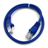 Патч-корд Buro UTP 4 пары cat5E CCA molded 0.5м голубой RJ-45 (m)-RJ-45 (m) Image