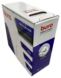 Кабель сетевой Buro BU-CCA-050-100m UTP 4 пары cat5E solid 0.50мм CCA 100м серый Image