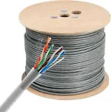 Кабель сетевой Buro UTP 4 пары cat6 solid 0.52мм Cu 305м серый Image