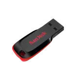 Флеш Диск Sandisk 32Gb Cruzer Blade SDCZ50-032G-B35 USB2.0 черный/красный Image