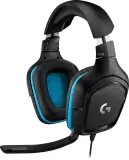 Наушники с микрофоном Logitech G431 черный/синий 2м мониторные оголовье (981-000772) Image