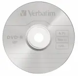 Диск DVD-R Verbatim 4.7Gb 16x bulk (50шт) (43788) Image