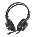 Наушники с микрофоном A4Tech HS-28 черный 2.2м накладные оголовье (HS-28 (BLACK+GREY)) Image