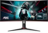 Монитор AOC 34" Gaming CU34G2X черный/красный VA LED 1ms 21:9 HDMI матовая HAS 300cd 178гр/178гр 3440x1440 144Hz DP FHD USB 8.1кг Image