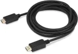 Кабель аудио-видео Buro v. 1.2 DisplayPort (m)/HDMI (m) 3м. позолоч.конт. черный (BHP DPP_HDMI-3) Image