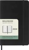 Еженедельник Moleskine CLASSIC SOFT WKNT Pocket 90x140мм 144стр. мягкая обложка черный Image