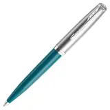 Ручка шариков. Parker 51 Core (CW2123508) Teal Blue CT M черн. черн. подар.кор. Image