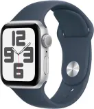 Смарт-часы Apple Watch SE 2023 A2722 40мм OLED корп.серебристый Sport Band рем.синий разм.брасл.:130-180мм (MRE13LL/A) Image