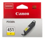 Картридж струйный Canon CLI-451Y 6526B001 желтый (329стр.) (7мл) для Canon Pixma iP7240/MG6340/MG5440 Image