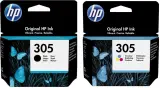 Картридж струйный HP 305 6ZD17AE черный/трехцветный (120стр.) (2мл) для HP DJ 2300, 2700, 2730, 4100, 4134 Image