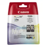 Картридж струйный Canon PG-510/CL-511 2970B010 многоцветный/черный набор для Canon 240/260/280/480/495/320/330/340/350 Image