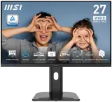 MSI PRO MP273QP E2 27" 16:9 WQHD(2560x1440) IPS Flat,1ms(MPRT),1000:1,100M:1,400nit,178/178,2xHDMI 2.0,DP 1.2,Speaker,Tilt,Swivel,Height,Pivot,VESA,100Hz,Black,1y war-ty Image