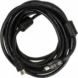 Кабель соединительный аудио-видео Ningbo HDMI-5M-MG HDMI (m)/HDMI (m) 5м. феррит.кольца позолоч.конт. черный (HDMI-5M-MG(VER1.4)BL) Image