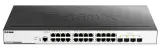 Коммутатор D-Link Managed L2 Switch 24x1000Base-T, 4x1000Base-X SFP, Surge 6KV, CLI, RJ45 Console, RPS, Dying Gasp Image