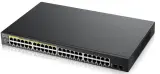 Коммутатор Smart L2 коммутатор PoE+ Zyxel GS1900-48HPv2, rack 19", 48xGE (24xPoE+), 2xSFP, бюджет PoE 170 Вт Image