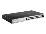 Коммутатор D-Link PROJ Managed L3 Stackable Switch 24x1000Base-X SFP, 2x10GBase-T, 4x10GBase-X SFP+, CLI, 1000Base-T Management, RJ45 Console, USB, RPS, Dying Gasp Image