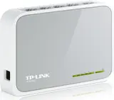 Сетевое оборудование TP-Link TL-SF1005D, 5-портовый 10/100 Мбит/с мини настольный коммутатор, 5 портов RJ45 10/100 Мбит/с, пластиковый корпус Image