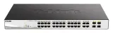 Коммутатор D-Link PROJ Smart  L2 Switch 24х1000Base-T PoE, 4хCombo 1000Base-T/SFP, PoE Budget 193W, Compact CLI Image