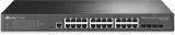 Сетевое оборудование TP-Link SG3428, JetStream 24-портовый гигабитный управляемый коммутатор уровня 2/2+ с 4 SFP-слотами, поддержка контроллера SDN Image