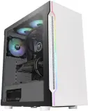 Корпус Thermaltake H200 TG Snow RGB белый без БП ATX 1x120mm 2xUSB3.0 audio bott PSU Image