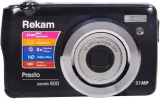 Фотоаппарат Rekam Presto zoom 800 черный 21Mpix Zoom8x 2.7" 1080p SDHC/MMC CMOS IS el 3.8minF/Li-Ion/case Image