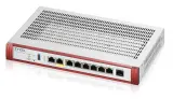 Межсетевой экран Zyxel USG FLEX 200HP, Rack, 1xRJ-45: 1/2.5G (LAN/WAN), 1xRJ-45: 1/2.5G PoE+ (LAN/WAN), 6xRJ-45: 1G (LAN/WAN), 1xUSB3.0 ** Image