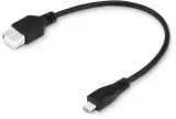 Кабель OTG Buro USB (m)-micro USB (m) 0.2м черный Image