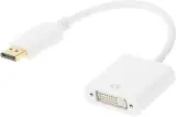 Переходник DisplayPort (m) DVI (f) белый Image