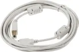 Кабель USB A(m) USB B(m) 3м феррит.кольца серый Image