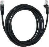 Патч-корд Buro UTP 4 пары cat5E CCA molded 3м черный RJ-45 (m)-RJ-45 (m) Image