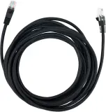 Патч-корд Buro UTP 4 пары cat5E CCA molded 5м черный RJ-45 (m)-RJ-45 (m) Image