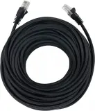 Патч-корд Buro UTP 4 пары cat5E CCA molded 20м черный RJ-45 (m)-RJ-45 (m) Image