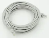 Патч-корд cat5E molded 10м серый RJ-45 (m)-RJ-45 (m) Image