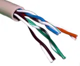 Кабель сетевой UTP 4 пары cat6 solid 0.55мм CCA molded 305м серый Image