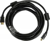 Кабель аудио-видео Ningbo HDMI-5M-MG HDMI (m)/HDMI (m) 5м. феррит.кольца позолоч.конт. черный Image