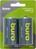 Батарея Buro Alkaline LR20 D 18000mAh (2шт) блистер Image