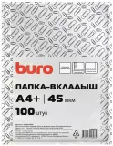 Папка-вкладыш Buro глянцевые А4+ 45мкм (упак.:100шт) Image