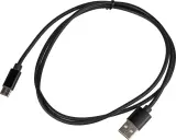 Кабель USB (m)-USB Type-C (m) 1м черный Image