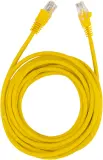 Патч-корд Buro UTP 4 пары cat5E CCA molded 5м желтый RJ-45 (m)-RJ-45 (m) Image