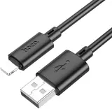 Кабель Hoco X88 Gratified USB (m)-Lightning (m) 1м черный коробка Image