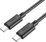 Кабель Hoco X88 Gratified X88 GRATIFIED 60W USB Type-C-USB Type-C 1м черный коробка Image