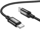 Кабель Hoco X89 Wind X89 WIND TYPE-C TO TYPE-C USB-C-USB-C 1м черный коробка Image