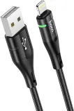 Кабель Hoco U93 Shadow iP U93 SHADOW IP USB (m)-Lightning (m) 1.2м черный коробка Image