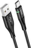 Кабель Hoco U93 Shadow Type-C USB (m)-USB Type-C 1.2м черный коробка Image