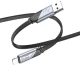 Кабель Hoco U119 Machine iP USB-A-Lightning (m) 1.2м черный коробка плоский Image