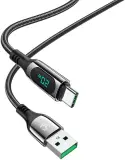 Кабель Hoco S51 5A Extreme USB-A-USB Type-C 1.2м черный Image