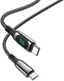 Кабель Hoco S51 100W Extreme USB Type-C-USB Type-C 1.2м черный Image